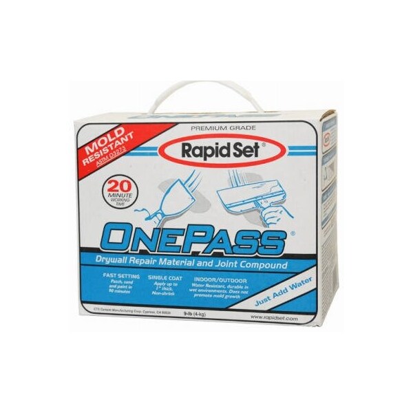Cts Cement Mfg Rapid Set 70020009 9Lb Box One Pass Wall Repair & Joint